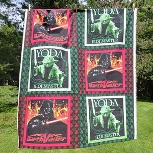 2005 star wars 3 pillow panels fabric